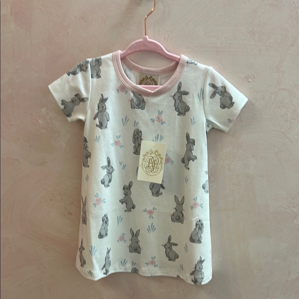 NWT The Beaufort Bonnet Company Bunny Print Polly Play Dress